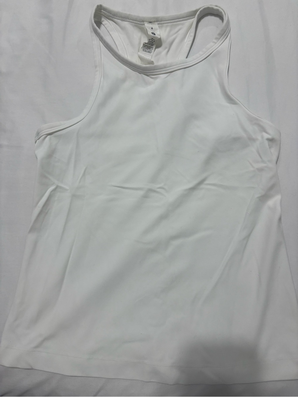 lululemon athletica White Racerback Tank
